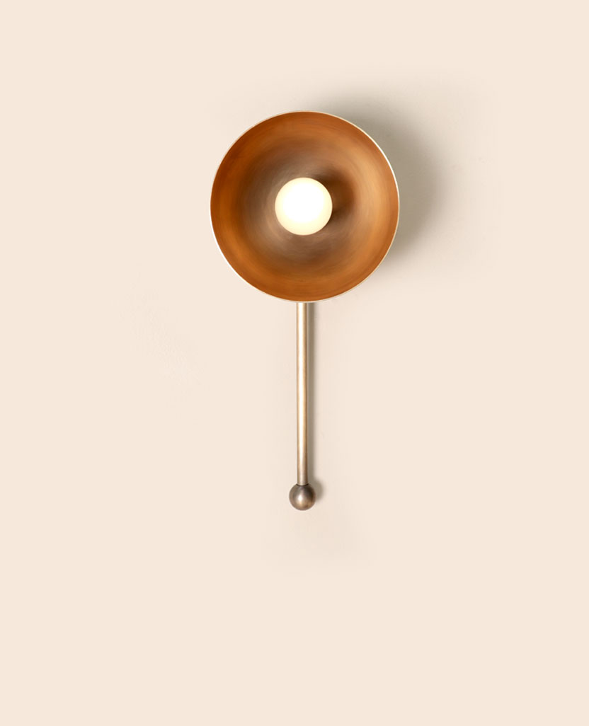 Stylish wall sconce light